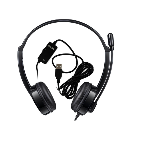 Rapoo H120 Wired Stereo Headset 3.5mm with Inline Mic – Budget Calls & Listening Headset Kenya