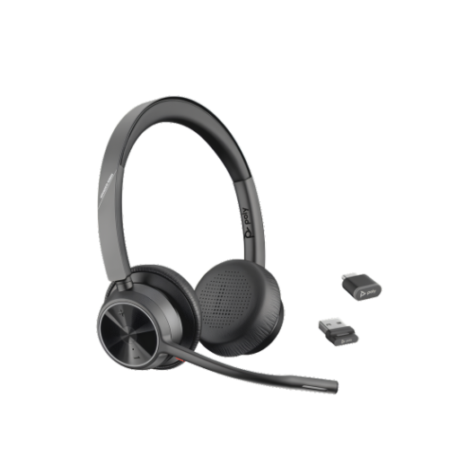 Poly Voyager 4320 UC Wireless Bluetooth Headset – Noise-Cancelling Mic | For Professionals on Multiple Devices Kenya