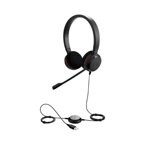 Jabra Evolve 20 USB-C Wired Stereo Headset – Teams Certified, Noise-Cancelling | For Microsoft Teams Workplaces Kenya