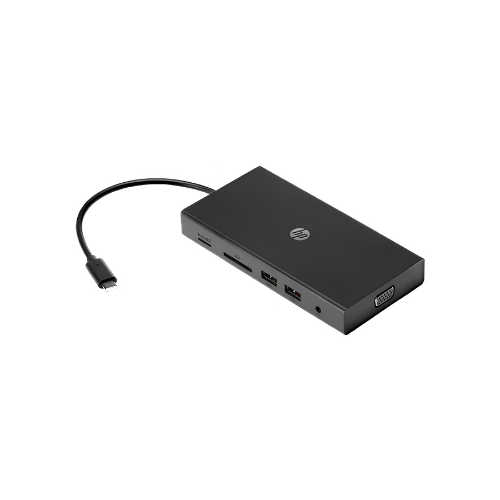 HP 11-in-1 Travel USB-C Multi Port Hub – HDMI + VGA + RJ45 + USB + Audio + SD | Official HP Hub Kenya