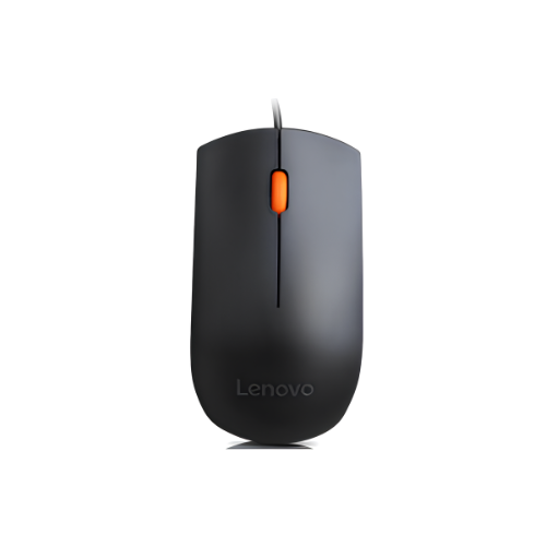 Lenovo 300 Wired USB Mouse Black – Plug & Play | Official Lenovo Accessory Kenya
