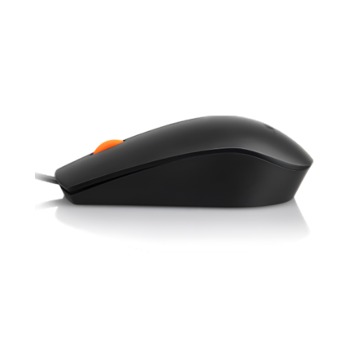 Lenovo 300 Wired USB Mouse Black – Plug & Play | Official Lenovo Accessory Kenya