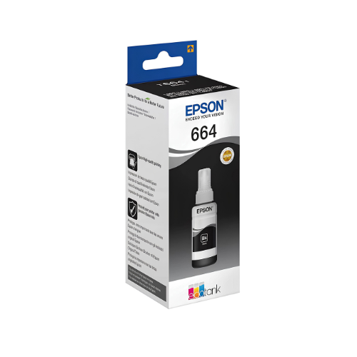 Epson T664 EcoTank Ink Bottle 70ml – T6641/T6642/T6643/T6644 | For L100 L110 L120 L200 L300 L382 L550 Kenya