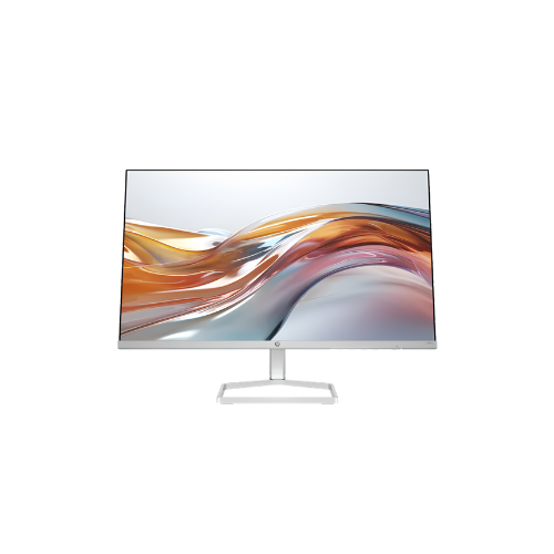 HP 524sw Series 5 23.8" FHD White Monitor – VGA & HDMI – Stylish Home Office