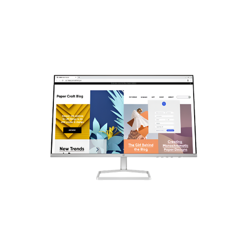 HP 527sf Series 5 27" FHD Monitor – Dual HDMI, VGA – Black or White