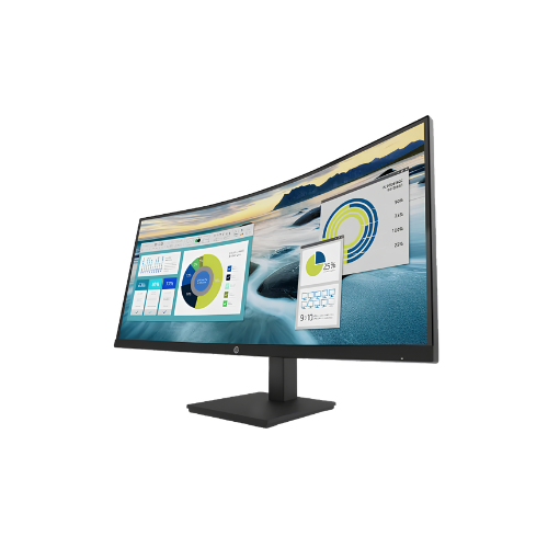 HP P34hc G4 34" WQHD USB-C Curved Ultrawide Monitor – Speakers, Height Adjustable