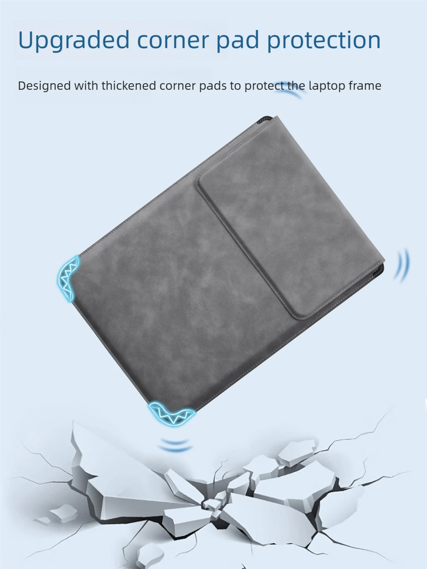 Portable Laptop Sleeve with Built-in Stand & Mouse Pad – Minimal Desk Setup Essential