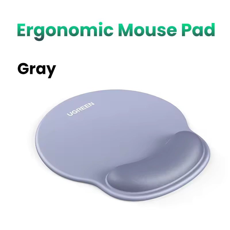 UGREEN Ergonomic Mouse Pad with Wrist Rest Gray & Black – LP668