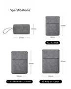 Portable Laptop Sleeve with Built-in Stand & Mouse Pad – Minimal Desk Setup Essential