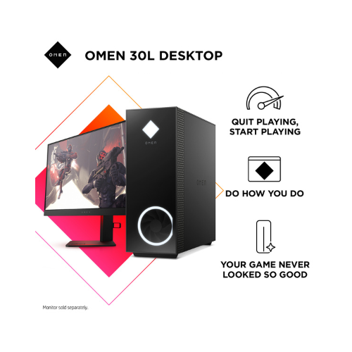 HP OMEN 30L GT13 – Intel Core i9-11900K, 16GB RAM, 512GB SSD + 1TB HDD, RTX 2080 8GB