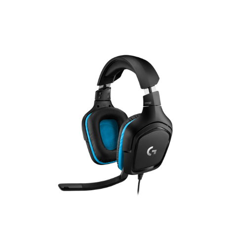 Logitech G432 Wired Gaming Headset – 7.1 Surround Sound, Flip-to-Mute Mic - BROMY