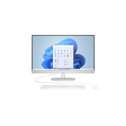 HP All-in-One 27-cr0087nh PC – 27" FHD Touchscreen, Intel Core i7-1355U, 16GB RAM, 1TB SSD (Shell White)