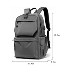 Travel Laptop Backpack – Anti-Theft, Water-Resistant, USB Port – Fits 15.6" Laptop - BROMY