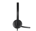 Logitech H340 USB Stereo Headset – Plug & Play, Noise-Canceling Mic, Clear Audio - BROMY