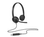 Logitech H340 USB Stereo Headset – Plug & Play, Noise-Canceling Mic, Clear Audio - BROMY
