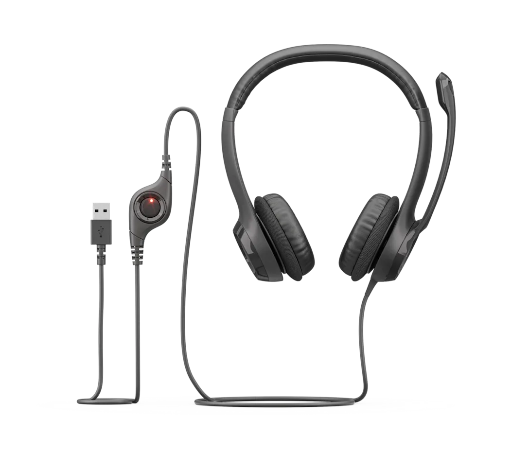 Logitech H390 USB Headset – Premium Comfort, Digital Sound & Noise-Canceling Mic - BROMY