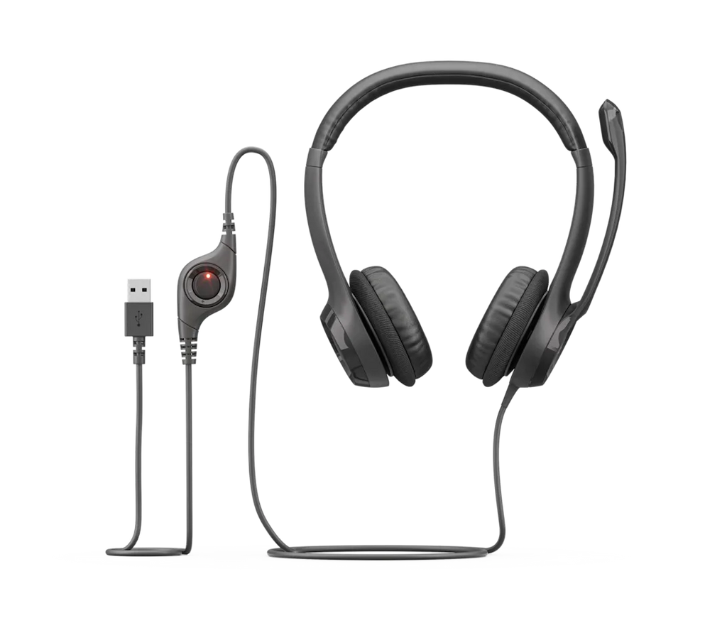 Logitech H390 USB Headset – Premium Comfort, Digital Sound & Noise-Canceling Mic - BROMY