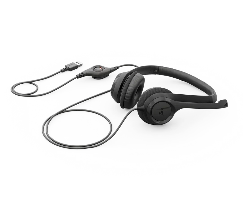 Logitech H390 USB Headset – Premium Comfort, Digital Sound & Noise-Canceling Mic - BROMY