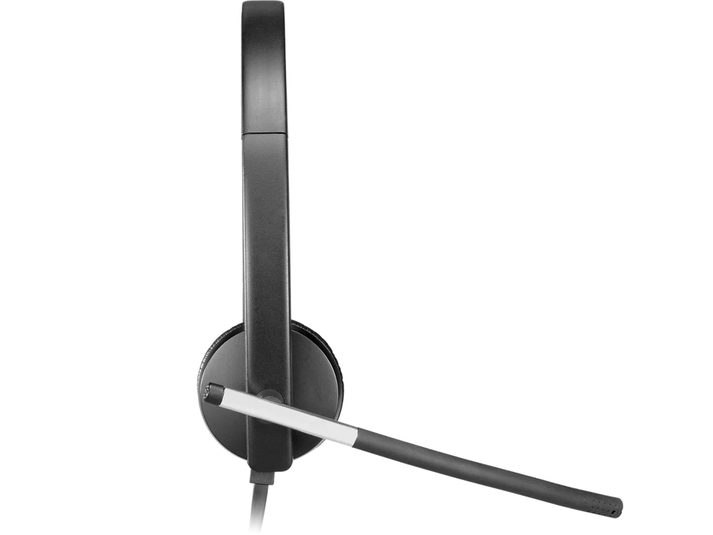 Logitech H650e USB Stereo Headset – Pro-Level Audio, Noise-Canceling Mic & Inline Controls - BROMY