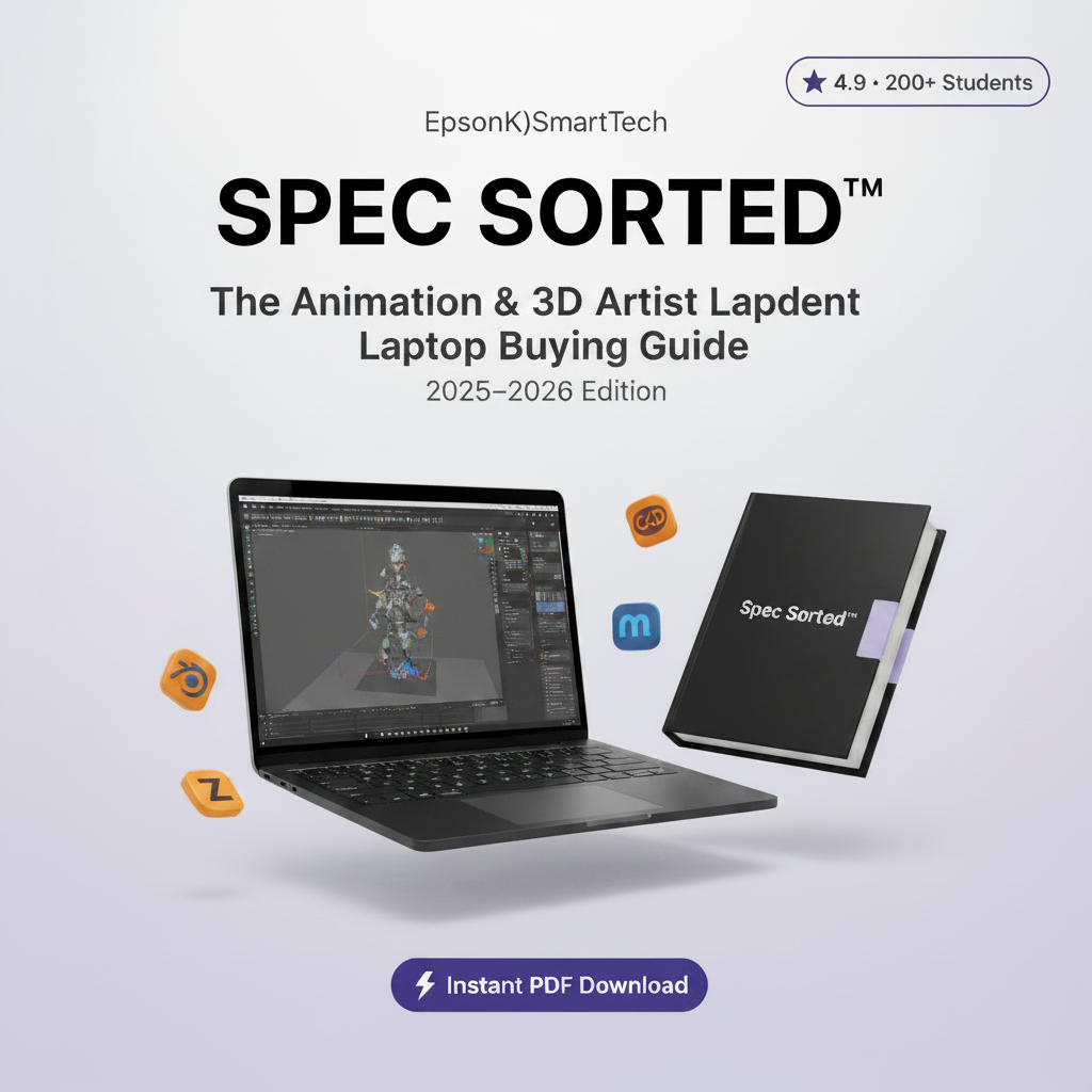 Spec Sorted™ — The Animation & 3D Artist Laptop Buying Guide cover image