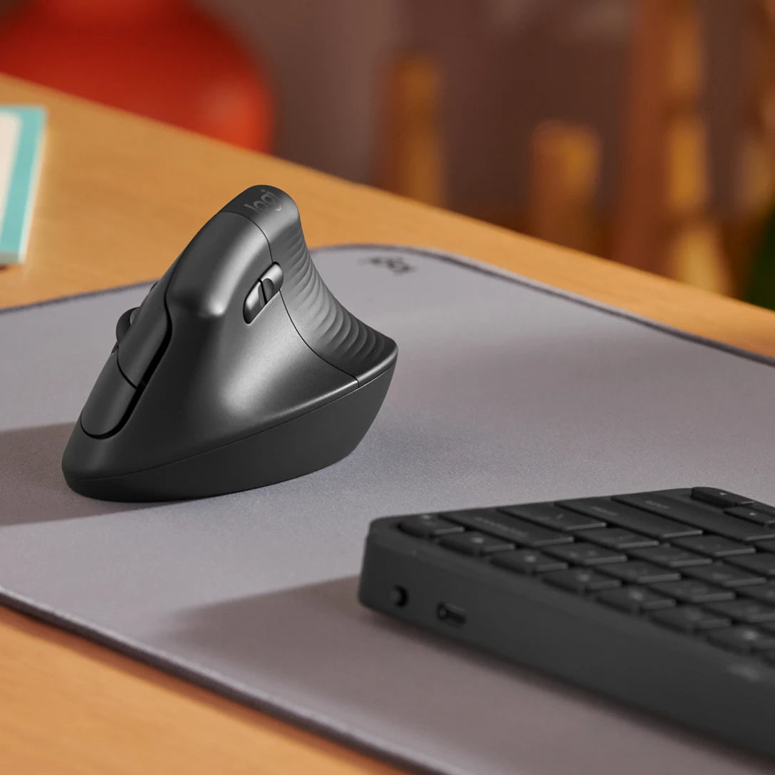 Logitech Lift Vertical Ergonomic Mouse – Reduce Wrist Strain, Natural Hand Position | For Desk Professionals