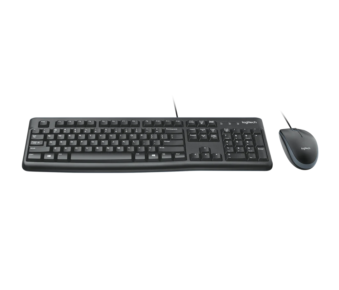 Logitech MK120 Corded Keyboard and Mouse Combo