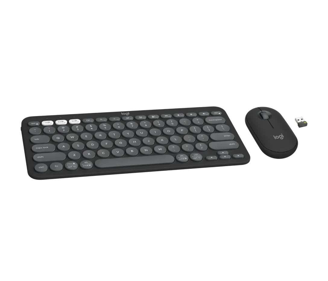 Logitech Pebble 2 Combo – Bluetooth Keyboard & Mouse | Slim, Silent, Stylish - BROMY