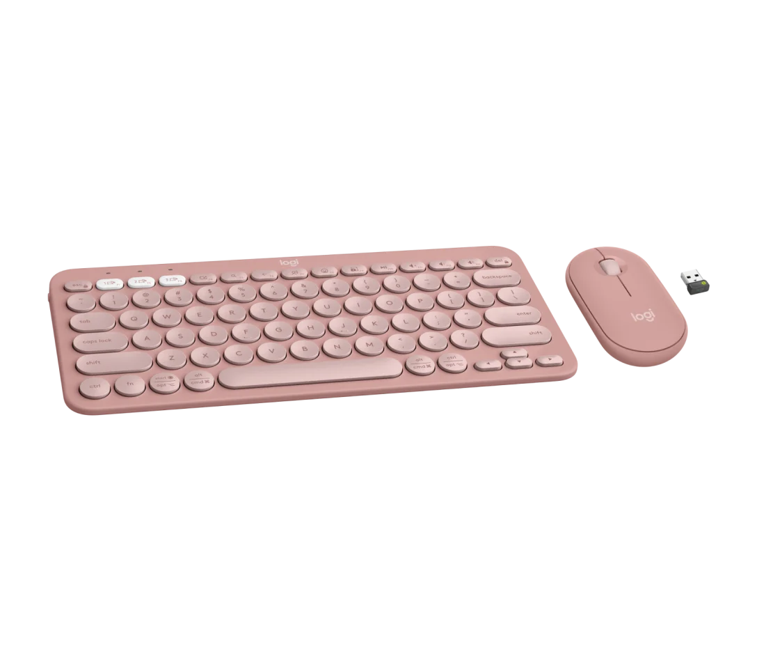 Logitech Pebble 2 Combo – Bluetooth Keyboard & Mouse | Slim, Silent, Stylish - BROMY