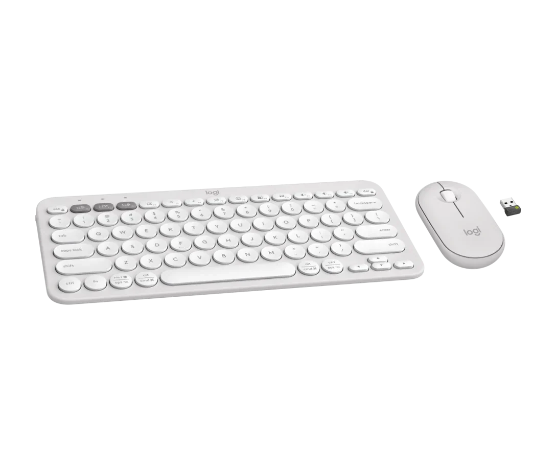 Logitech Pebble 2 Combo – Bluetooth Keyboard & Mouse | Slim, Silent, Stylish - BROMY