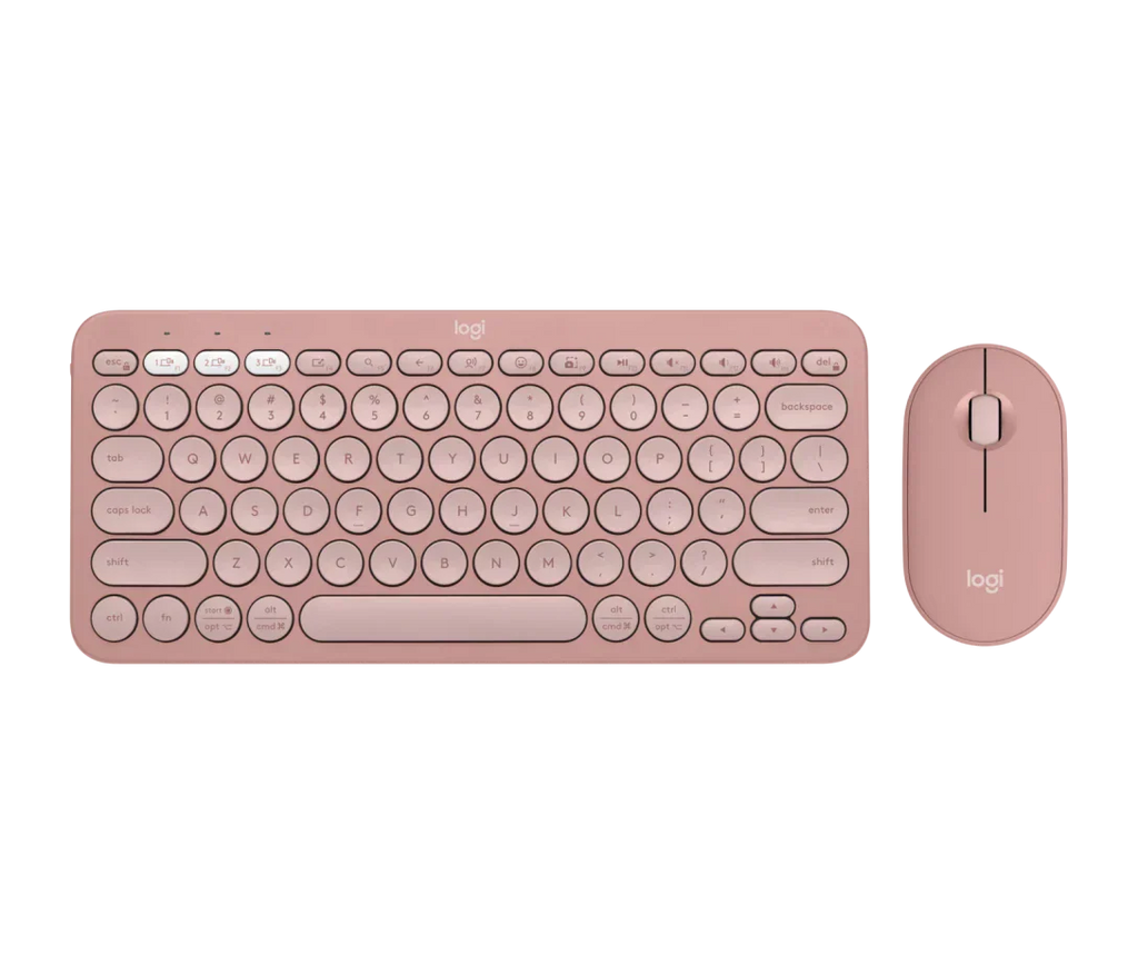 Logitech Pebble 2 Combo – Bluetooth Keyboard & Mouse | Slim, Silent, Stylish - BROMY