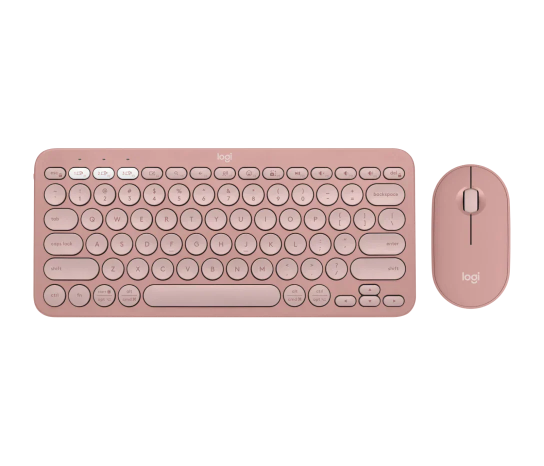 Logitech Pebble 2 Combo – Bluetooth Keyboard & Mouse | Slim, Silent, Stylish - BROMY