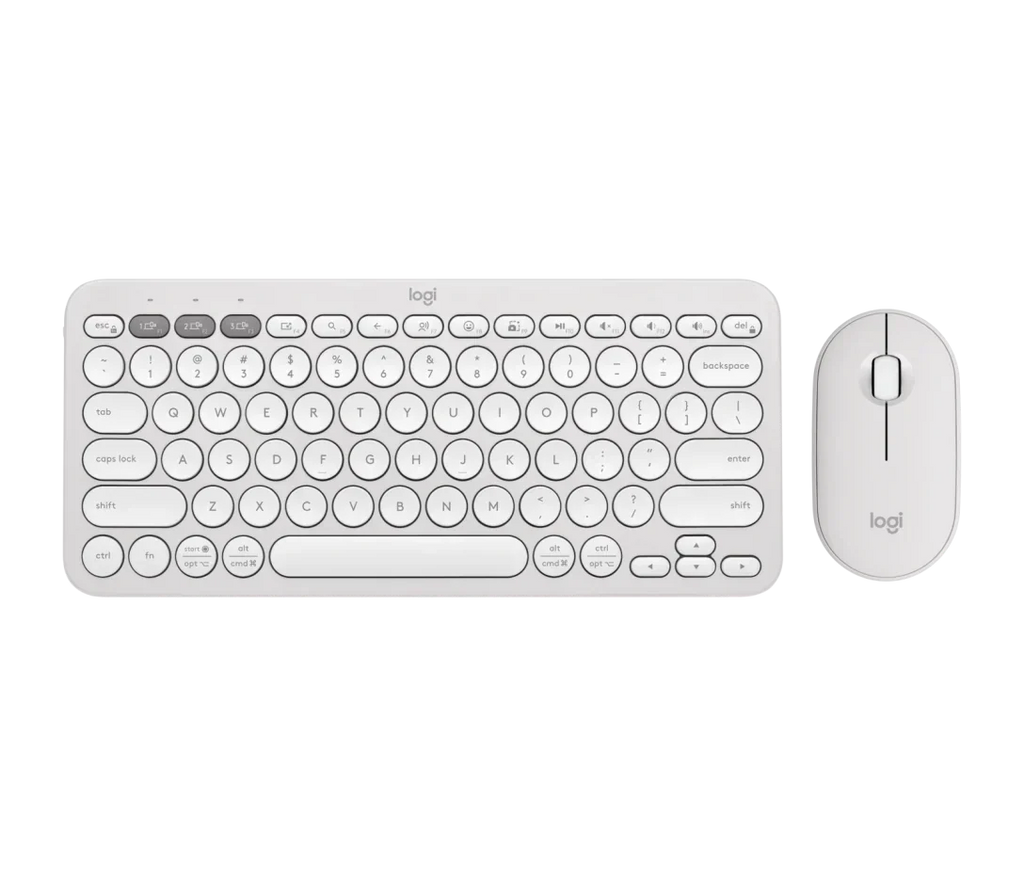 Logitech Pebble 2 Combo – Bluetooth Keyboard & Mouse | Slim, Silent, Stylish - BROMY