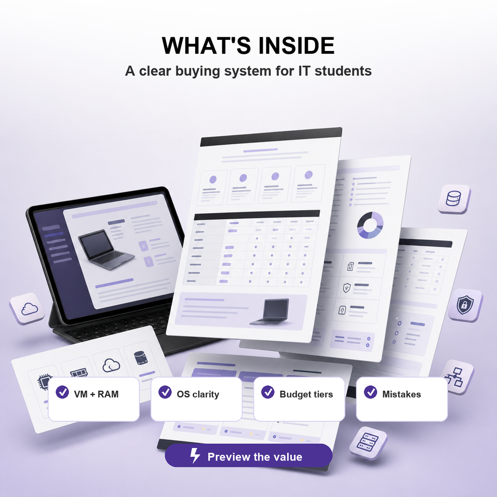Inside preview for Spec Sorted IT and Information Systems laptop buying guide
