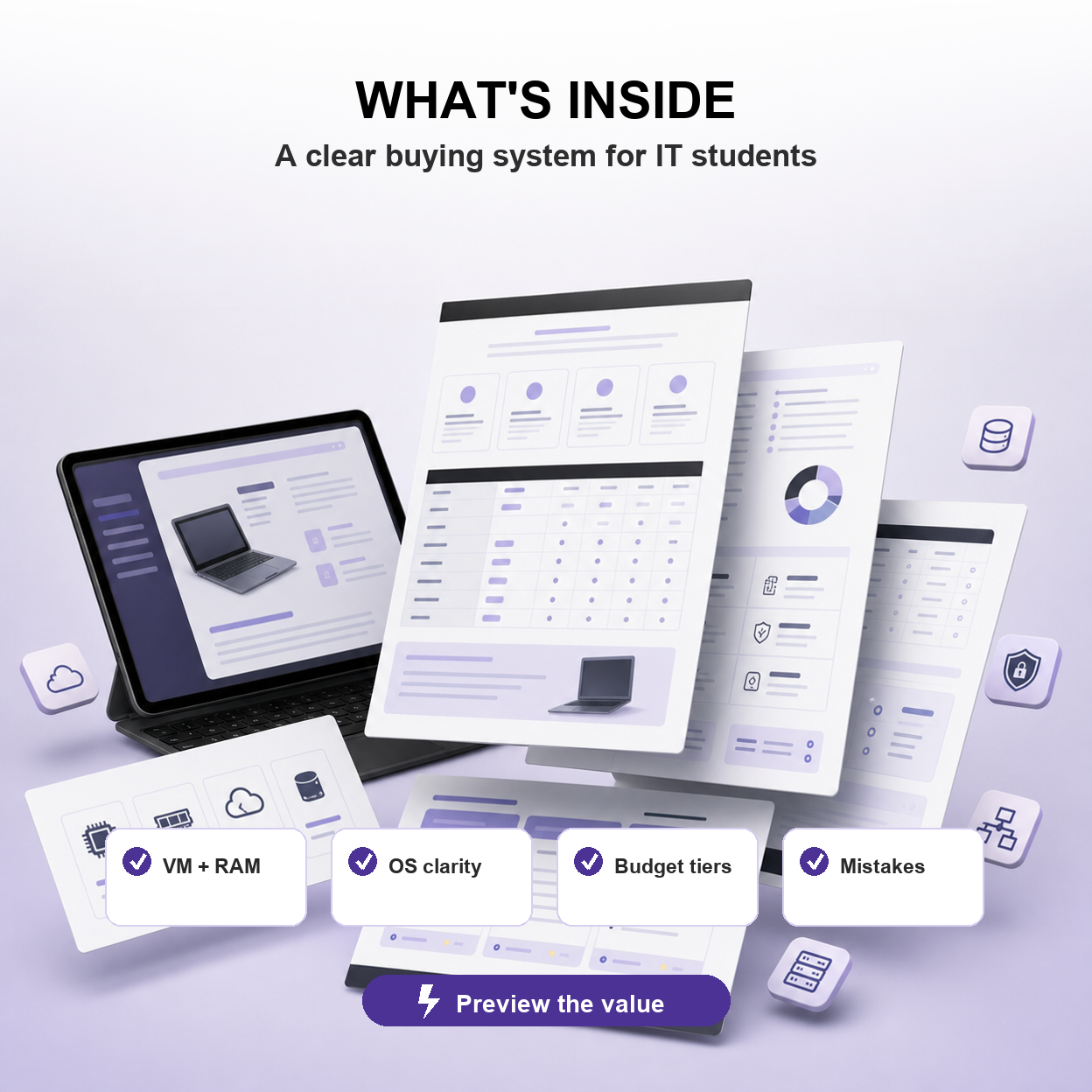 Inside preview for Spec Sorted IT and Information Systems laptop buying guide