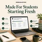 Student Laptop Setup Kit for college students, university students, freshmen, new laptop owners, and new semester setup.