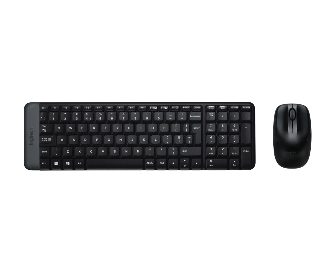 Logitech MK220 Wireless Keyboard and Mouse Combo – Compact, Reliable & Long Battery Life - BROMY
